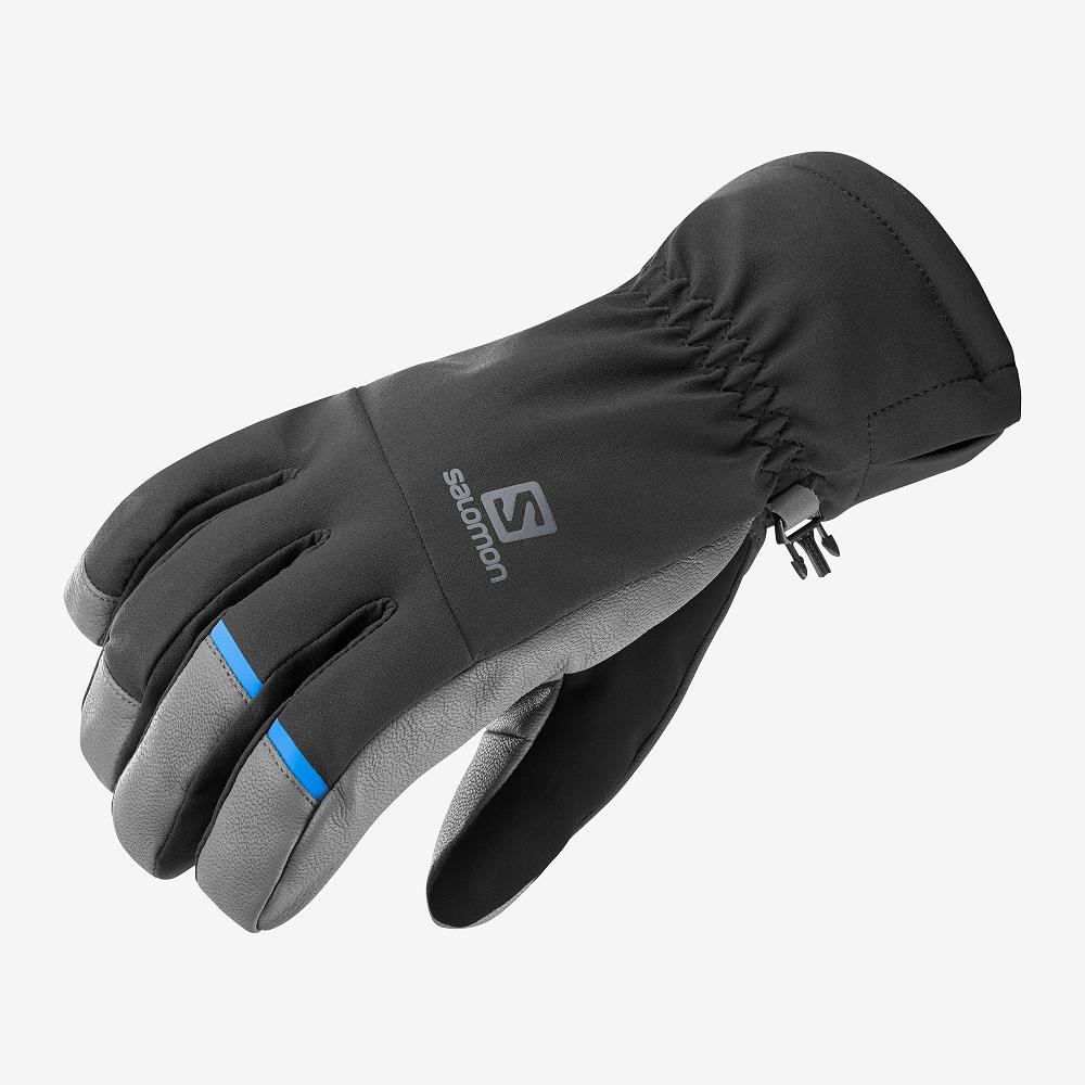 Guantes Salomon Hombre Negras - Salomon Argentina PROPELLER DRY M ,987234-PAB